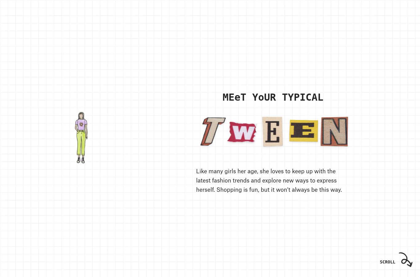The Pudding essay on the inconsistency of women's clothing sizes